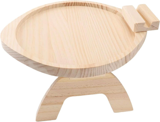 Table ronde en bois pour canapé 2
