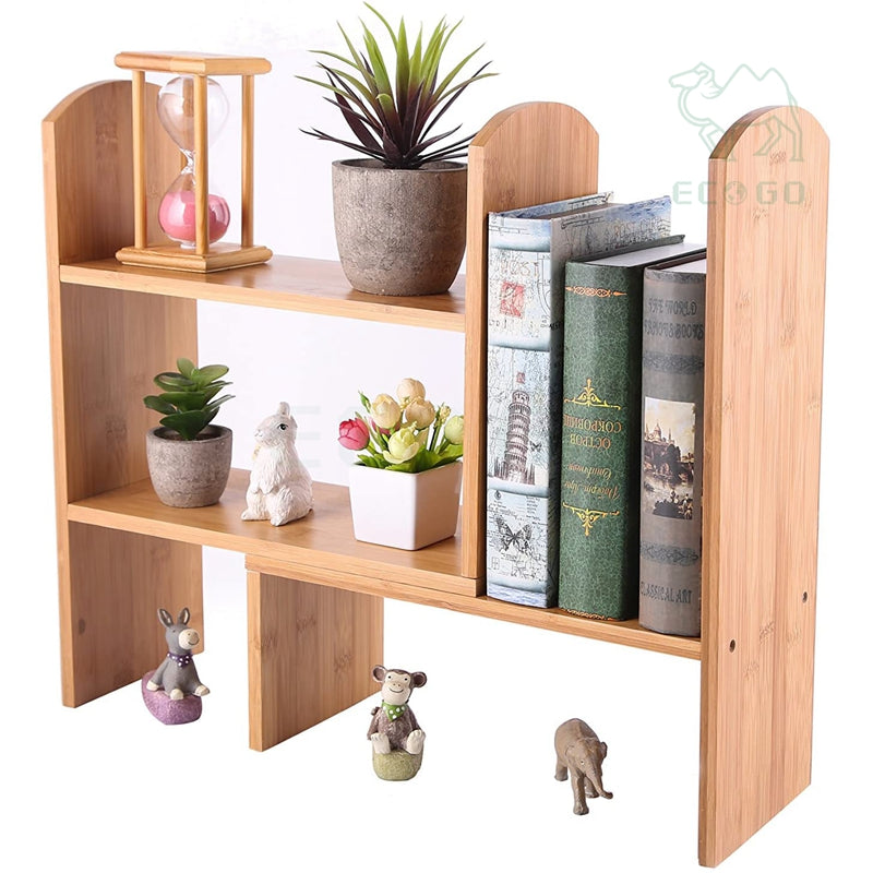 Organisateur en bois pour bureau et salon, facile à installer et à nettoyer
